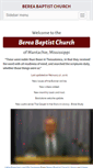 Mobile Screenshot of bereabaptistchurch.org